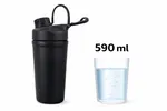 Shaker de Acero Inoxidable 590 ml Negro — foto 2