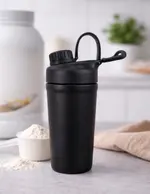 Shaker de Acero Inoxidable 590 ml Negro — foto 3