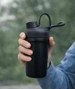 Shaker de Acero Inoxidable 590 ml Negro — foto 4