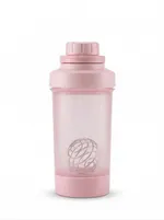 Shaker Mezclador 500 ml con Bola de Acero Color Rosa — foto 1