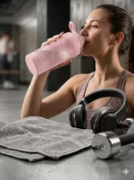 Shaker Mezclador 500 ml con Bola de Acero Color Rosa — foto 2