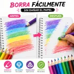 Lápices de Colores Borrables TryMe Set de 12 Piezas — foto 3