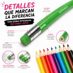 Lápices de Colores Borrables TryMe Set de 12 Piezas — foto 4