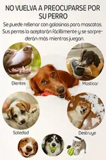 Pelota Comedero Interactiva Para Perro Turquesa — foto 4