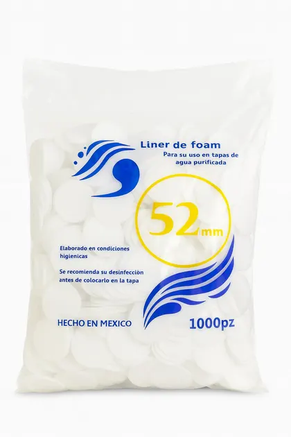Liner de Foam Espumado para Tapa de Garrafón 52 mm
