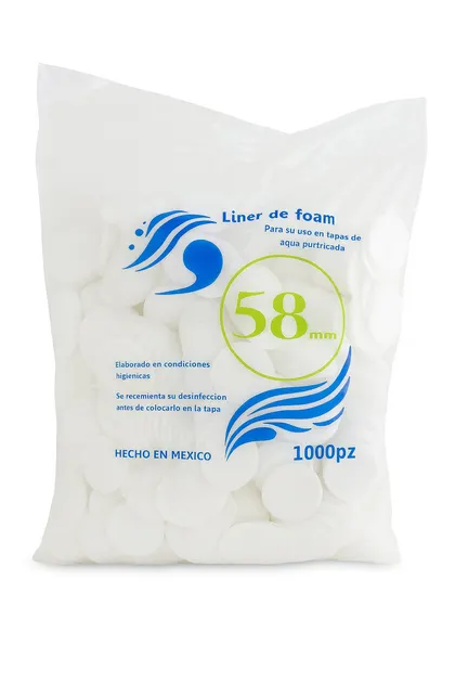 Liner de Foam Espumado para Tapa de Garrafón 58 mm