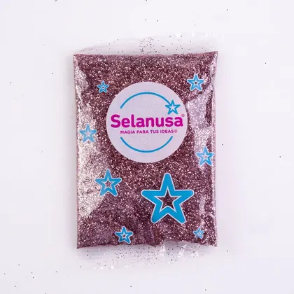 Diamantina Selanusa 50 g Ultrabrillante Color Rosa