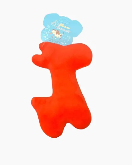 Peluche Dinosaurio Chillón Para Perro 14 cm Rojo