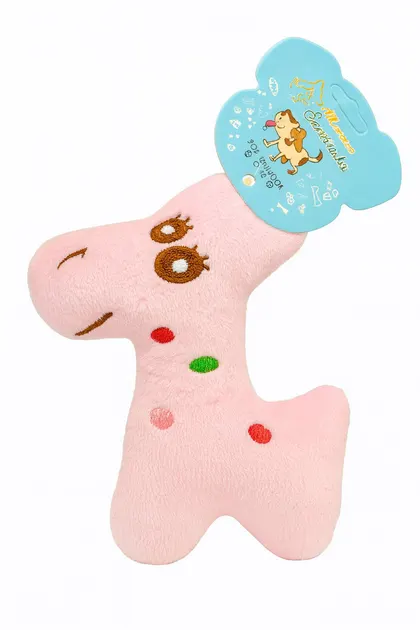 Peluche Dinosaurio Chillón Para Perro 14 cm Rosa