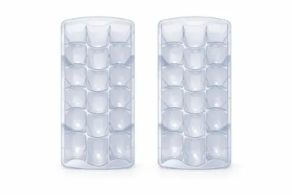 Hielera Flexible Sale Fácil 18 Cubos 2 Piezas Transparente
