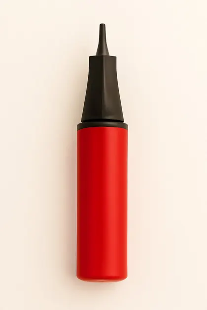 Bomba Manual para Inflar Globos Color Rojo