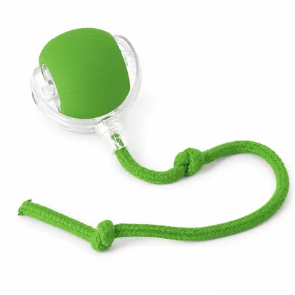 Pelota Interactiva Con Cuerda Para Mascota Verde