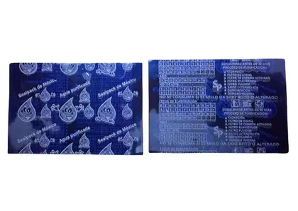 Millar de Sellos de Garantía para Garrafón Azul Traslúcido