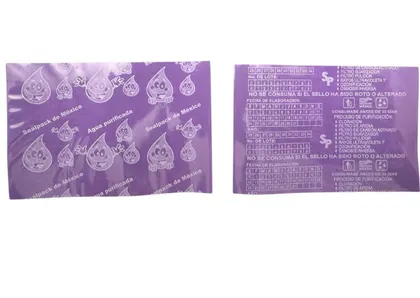 Millar de Sellos de Garantía Para Garrafón Morado Mate