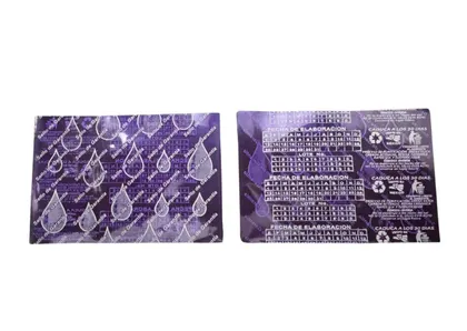 Millar de Sellos de Garantía para Garrafón Morado Traslúcido