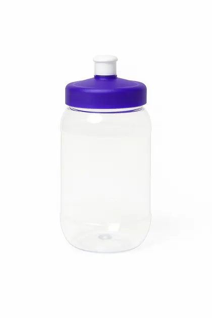 Tapa Con Chupón Para Vaso Color Morado