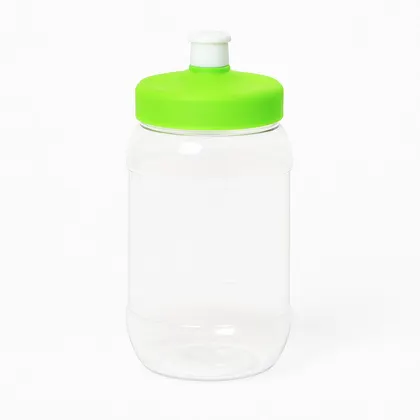 Tapa Con Chupón Para Vaso Verde Fosforescente