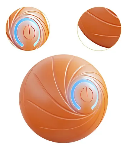 Pelota Didáctica Recargable con Movimiento Naranja
