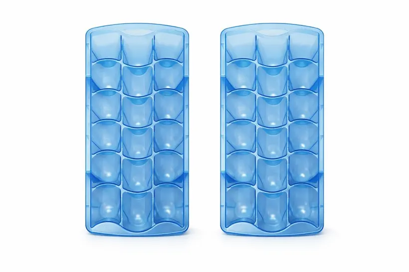 Hielera Flexible Sale Fácil 18 Cubos 2 Piezas Azul